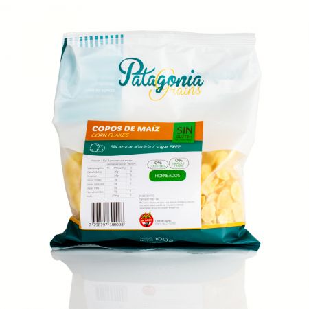 Copos De Maiz Sin Azucar - 100 gr - Patagonia Grains