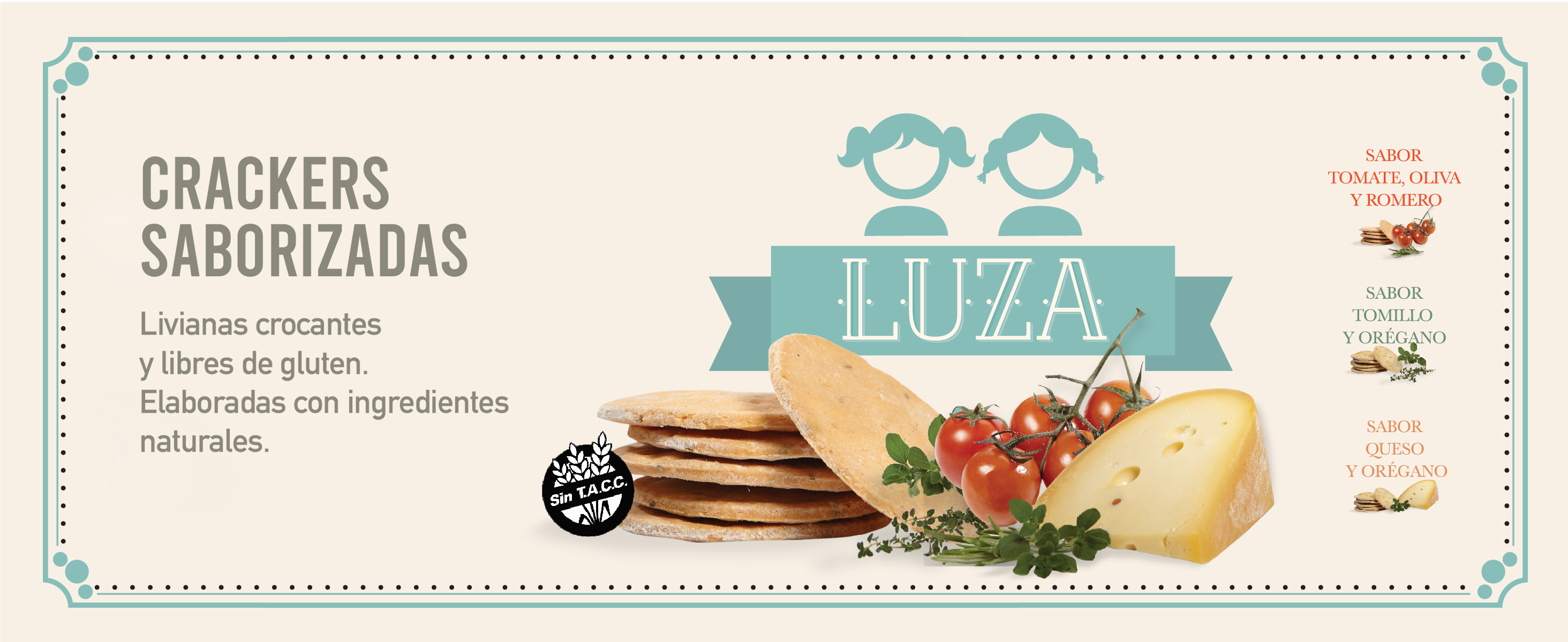 Promo galletitas LUZA sin TACC