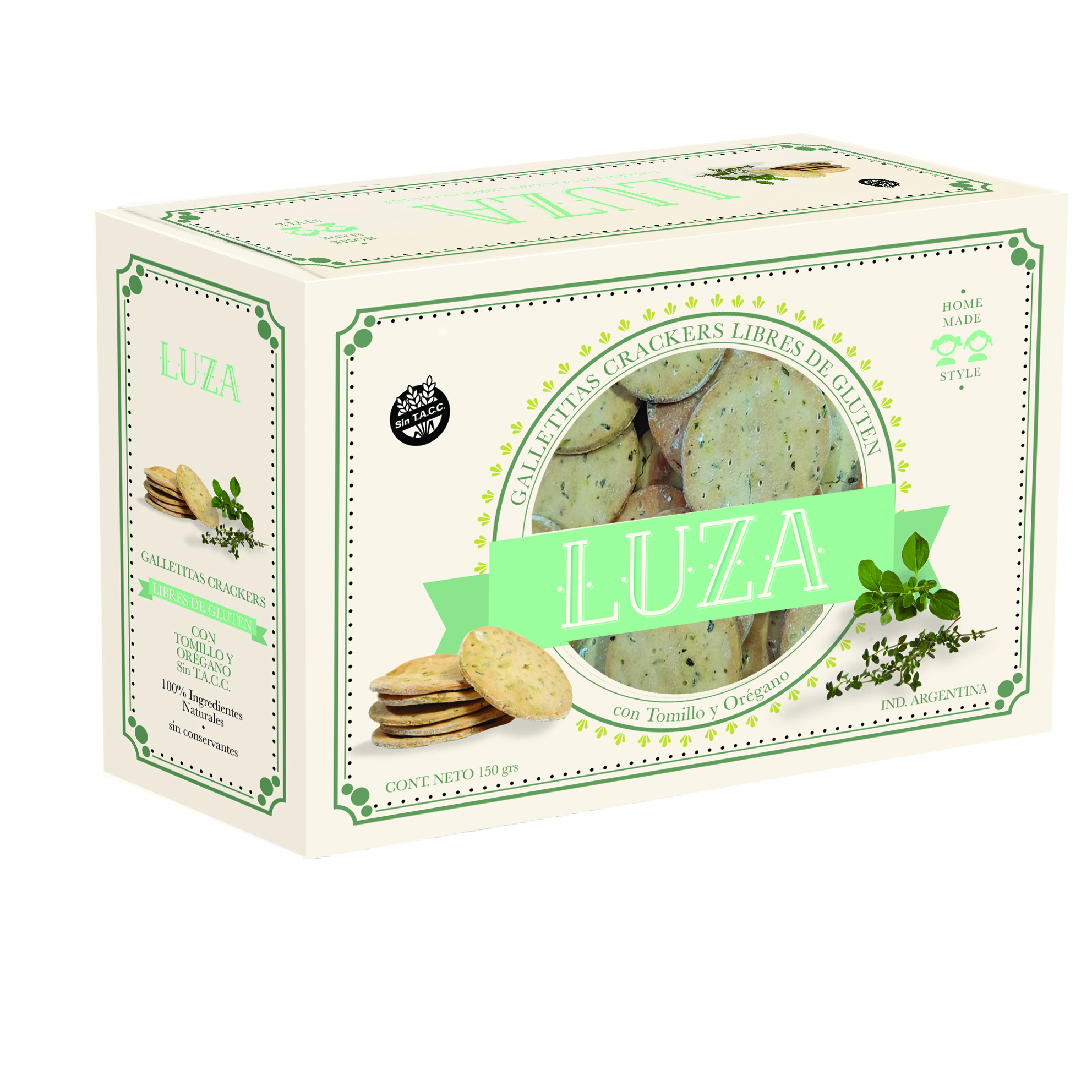 2x1 Galletitas con tomillo y oregano