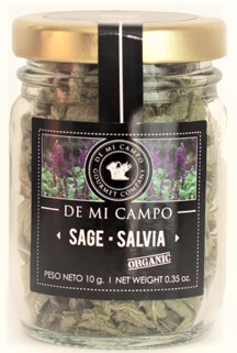Hierba culinaria salvia frasco