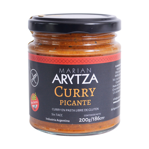 Curry en pasta picante