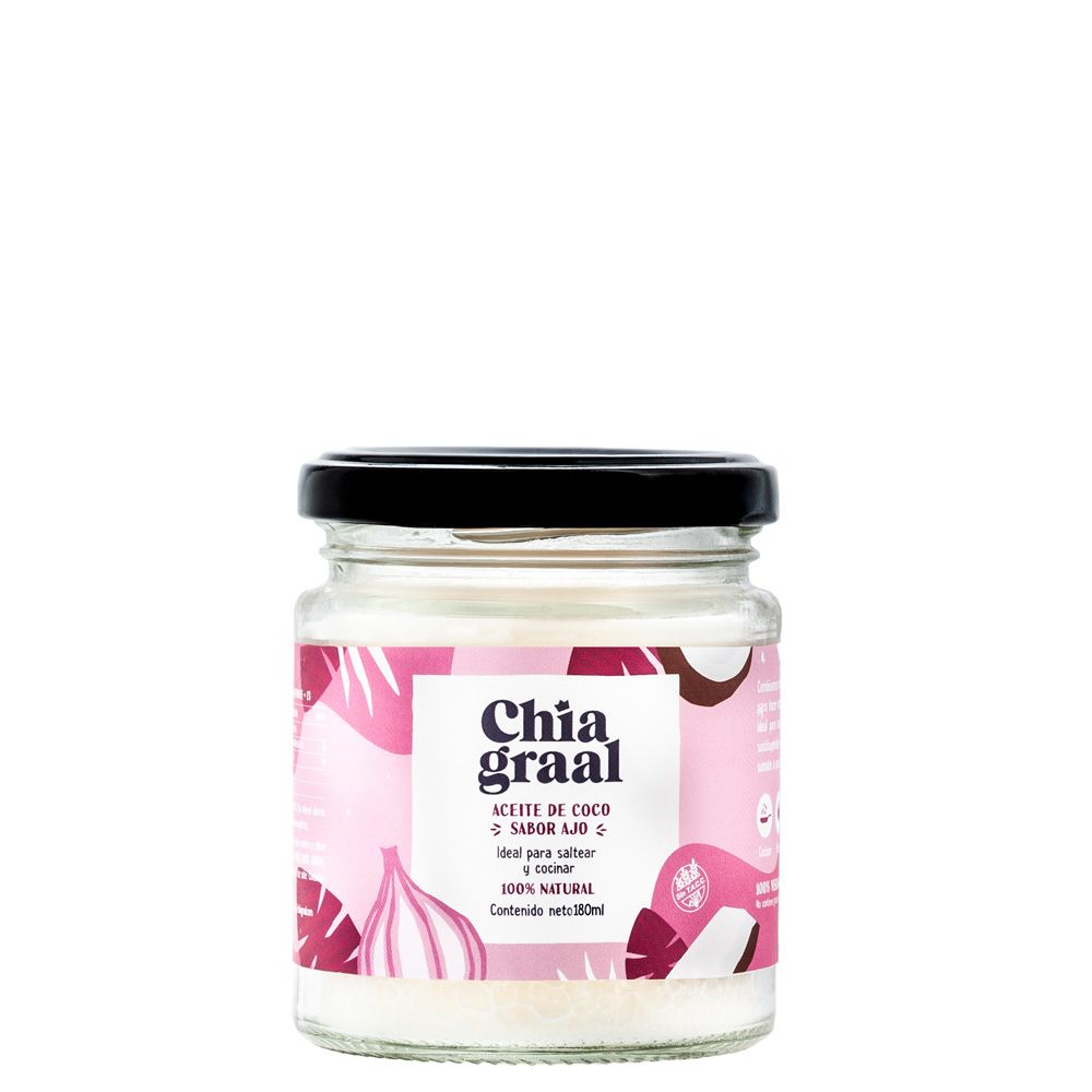 Aceite de coco neutro sabor ajo