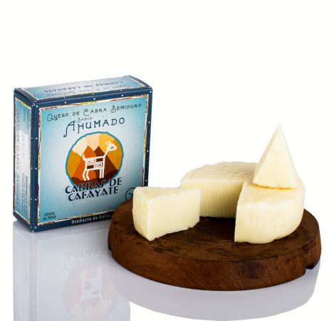 Queso de cabra semiduro sabor ahumado