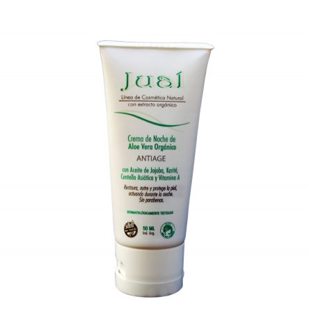 Crema de noche de aloe vera antiage