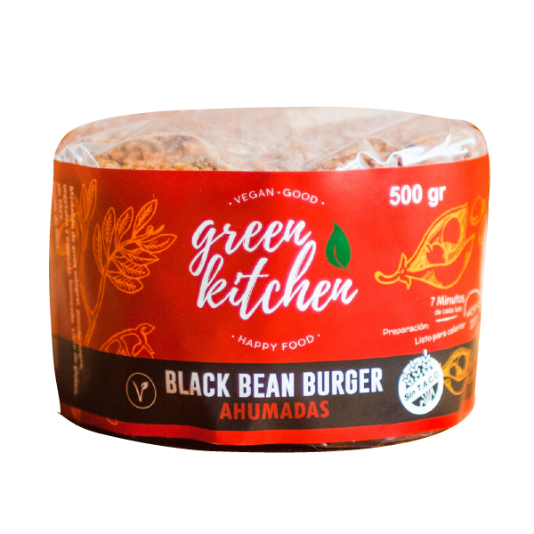 Hamburguesa black bean x4