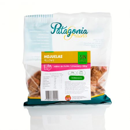 Hojuelas con relleno de frutilla