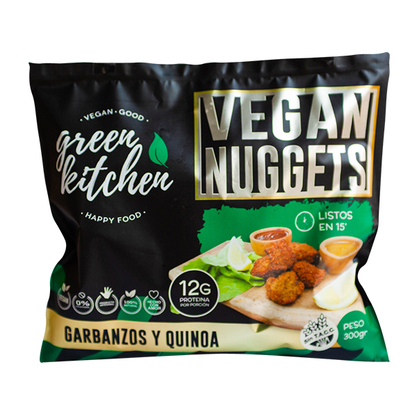 Nuggets de garbazos y quinoa